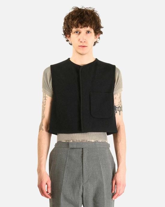  리에르 베스트 Rier Walker Gilet 유틸리티 조끼 블랙