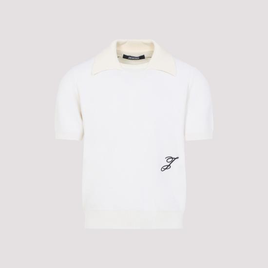 26SS 자크뮈스 폴로 티셔츠 POM00617AK00312 110 OFF WHITE - JACQUEMUS