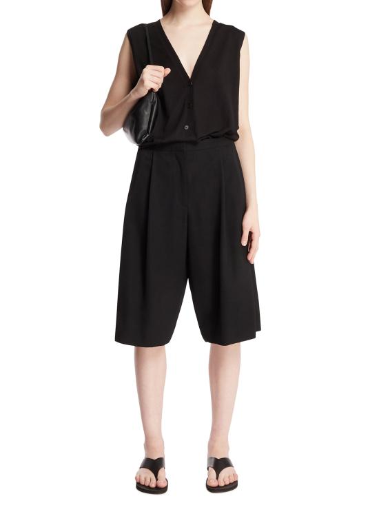 26SS 더로우 숏팬츠 10844 BLACK - THE ROW