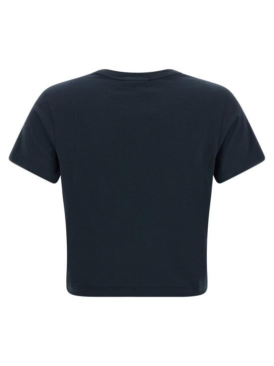  메종키츠네 반팔 티셔츠 메종 키츠네 베이비 폭스 티셔츠 블루 - MAISON KITSUNE