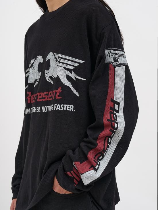 26SS 리프레젠트 반팔 티셔츠 NMLM10078101 Black - REPRESENT