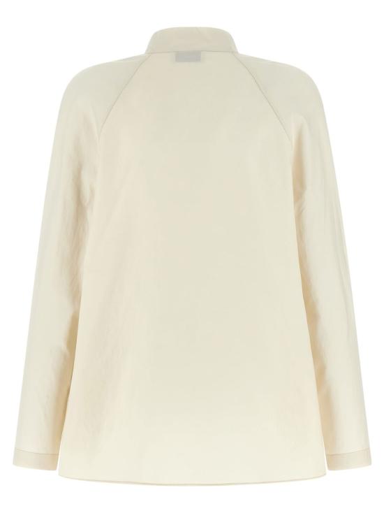  르메르 탑 아스코트 칼라 셔츠 베이지 - LEMAIRE