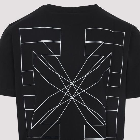 26SS 오프화이트 반팔 티셔츠 OMAA027S26JER0030001 BLACK - OFF WHITE