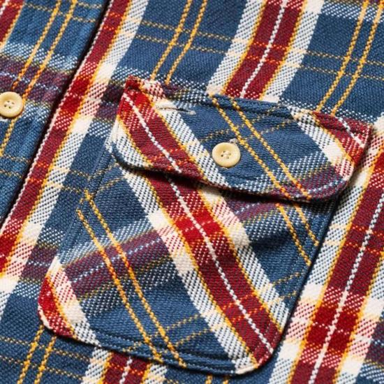  웨어하우스 긴팔 셔츠 Warehouse & Co. Lot 3104 플란넬  (패턴 F) 원워시 - WAREHOUSE