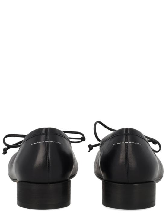  MM6 메종마르지엘라 플랫 슈즈 MM6 메종 마르지엘라 발레리나 해부학적 발가락  블랙 - MM6 MAISON MARGIELA