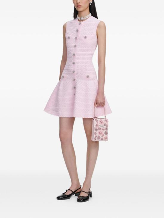  셀프 포트레이트 숏 원피스 미니 드레스 핑크 - SELF PORTRAIT