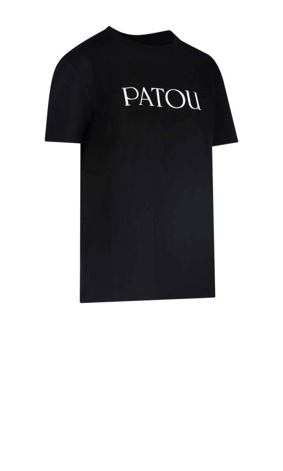  파투 반팔 티셔츠 로고 티셔츠 블랙 - PATOU