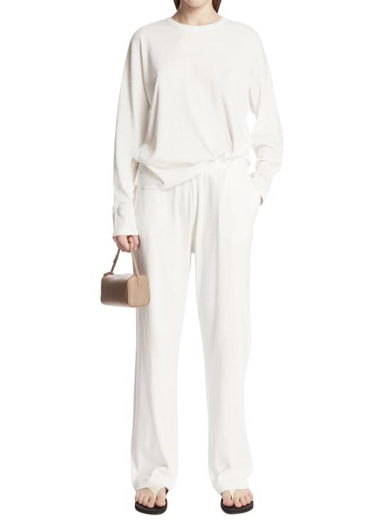 26SS 더로우 스웨터 10806 WHITE - THE ROW