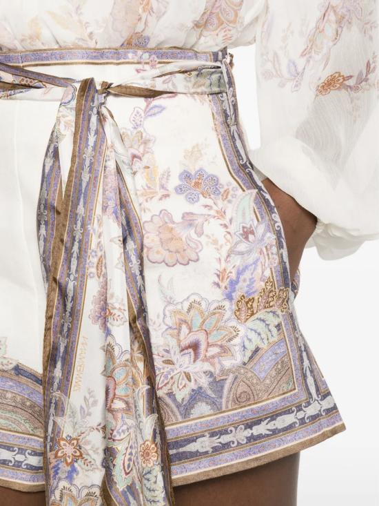 26SS 짐머만 숏팬츠 5214AS261 CREAM - ZIMMERMANN