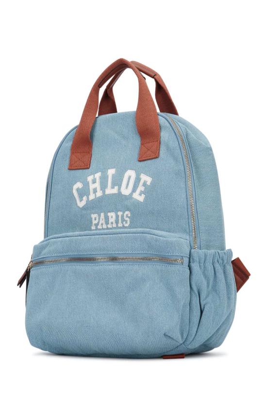  [키즈] 끌로에 백팩 키즈 럭색 백팩 다크 데님 - CHLOE