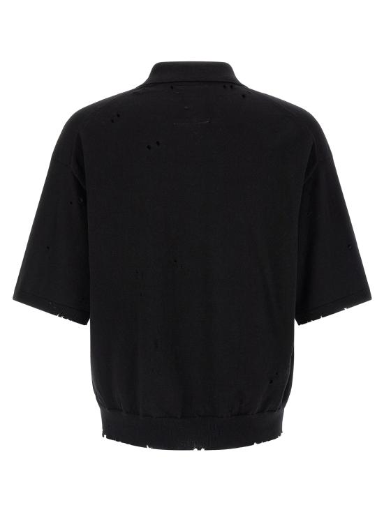 26SS 메종 미하라 야스히로 폴로 티셔츠 J16SW713BLACK Black - MAISON MIHARA YASUHIRO