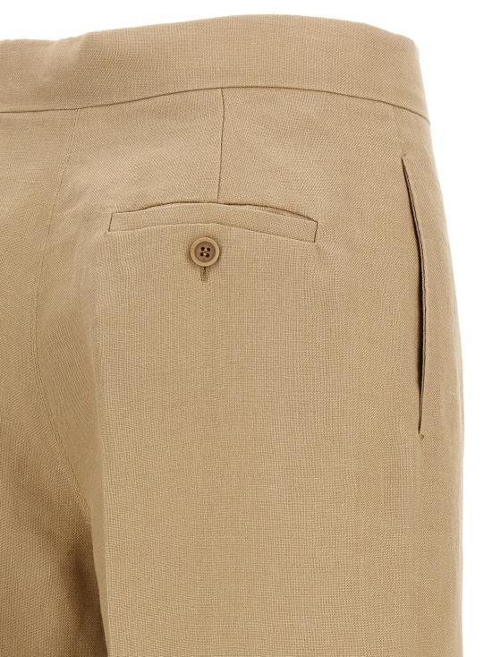 26SS 막스마라 스트레이트 팬츠 2611131243600003 Beige - MAX MARA