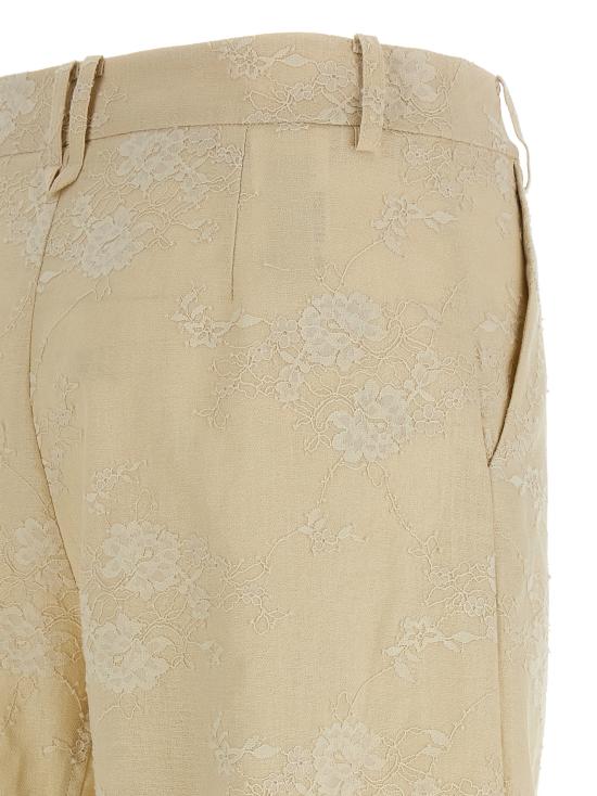 26SS 핑코 스트레이트 팬츠 106528A374C03 Beige - PINKO