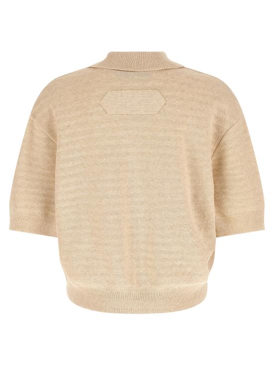 26SS 자크뮈스 폴로 티셔츠 26EPOM00613AK00302130 Beige - JACQUEMUS