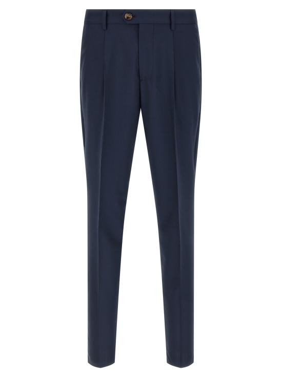 26SS 브루넬로 쿠치넬리 스트레이트 팬츠 M032PE1450C350 Blue