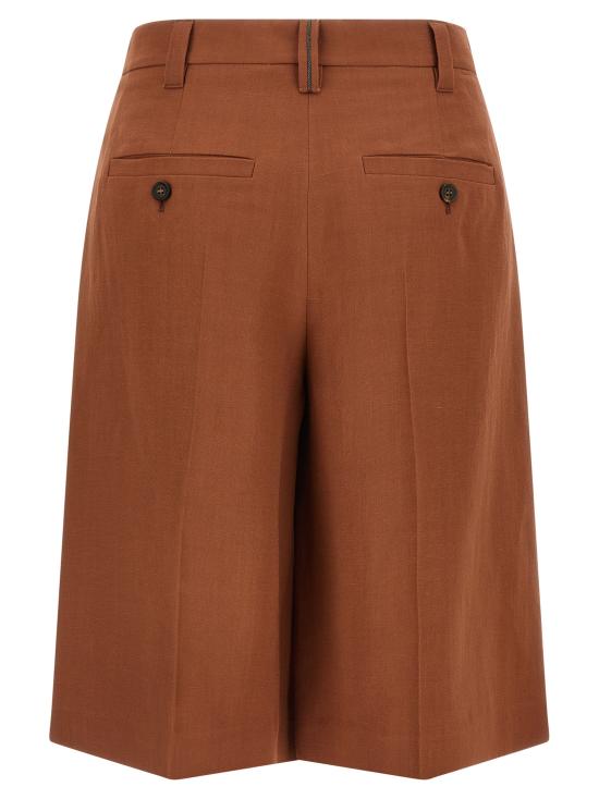 26SS 브루넬로 쿠치넬리 숏팬츠 MH126P9183C4182 Brown - BRUNELLO CUCINELLI