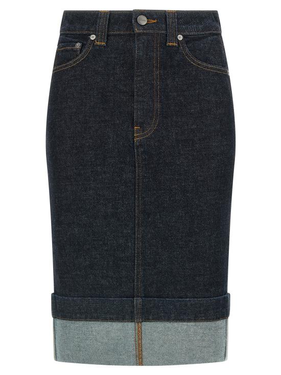 26SS 케이트 미디 스커트 1189916040040 Blue