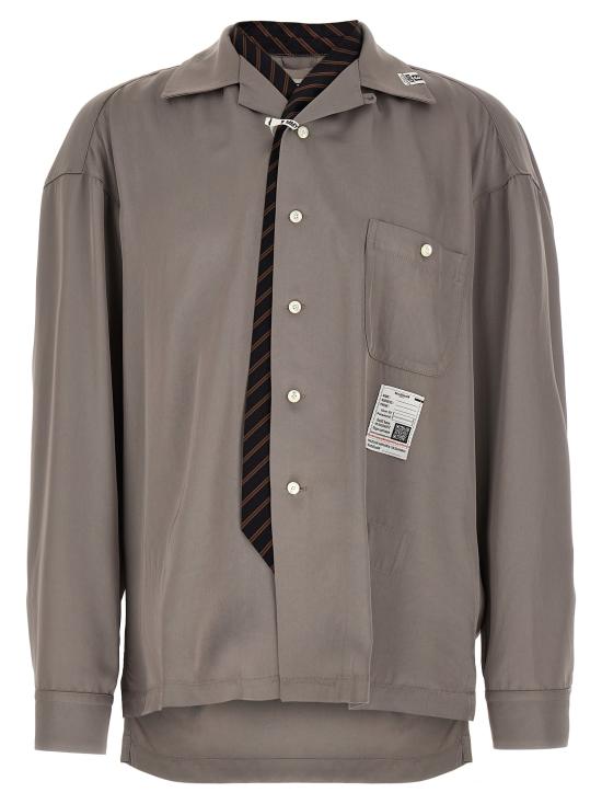 26SS 메종 미하라 야스히로 긴팔 셔츠 J16SH187LTGRAY Gray