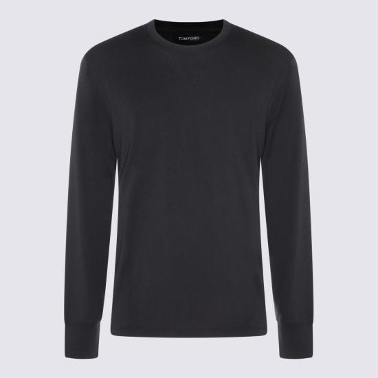  톰포드 긴팔 티셔츠 톰 포드 티셔츠 블랙