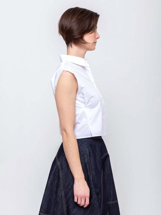  텔라 블라우스 럭키 민소매 - TELA