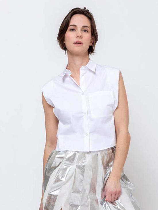  텔라 블라우스 럭키 민소매 - TELA