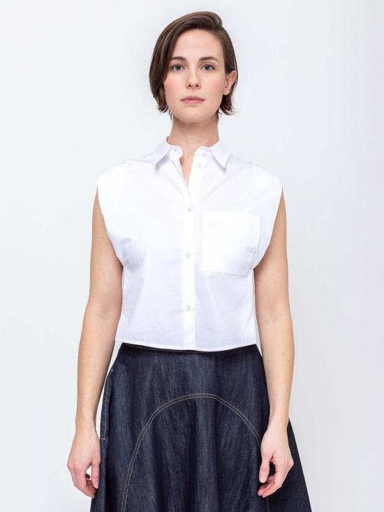  텔라 블라우스 럭키 민소매 - TELA