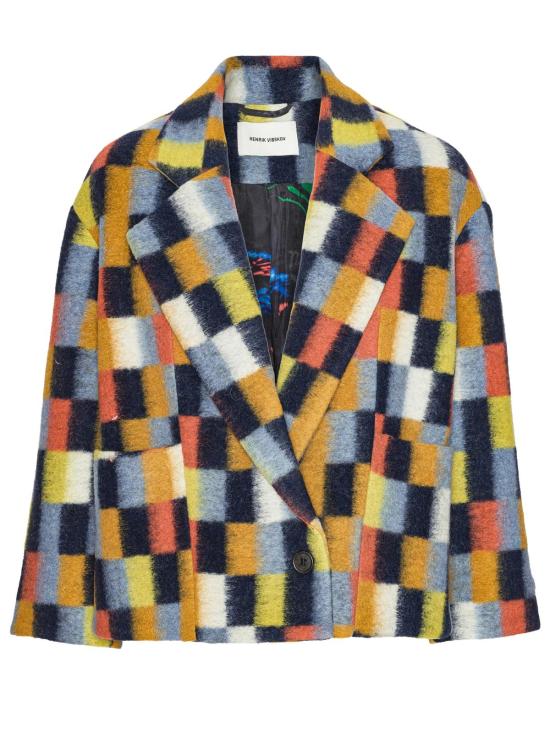  헨릭 빕스코브 자켓 Henrik Vibskov Shady 수트 재킷 브러시드 스퀘어