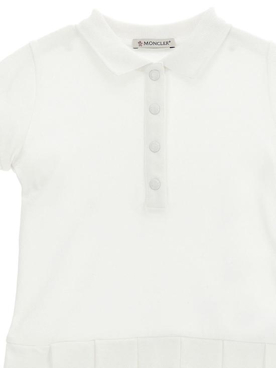  [키즈] 몽클레어 원피스 아동용 폴로 드레스 (흰색) - MONCLER