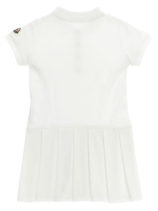  [키즈] 몽클레어 원피스 아동용 폴로 드레스 (흰색) - MONCLER