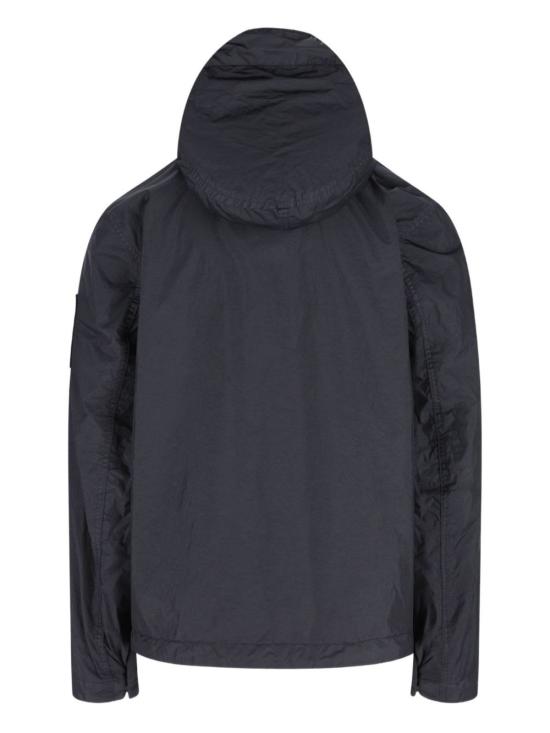 스톤 아일랜드 자켓 나일론 블라우스 재킷 (블루) - STONE ISLAND