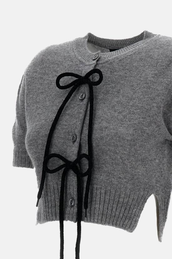  시몬로샤 가디건 시몬 로샤 크롭 캐시미어  그레이 - SIMONE ROCHA