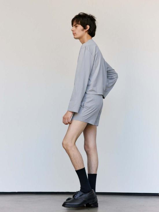  리에르 긴팔 티셔츠 리어 저지 티셔츠 라운드넥 - RIER