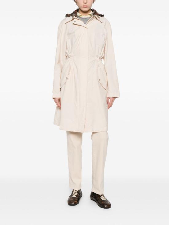  버버리 패딩 나일론 파카 코트 베이지 - BURBERRY