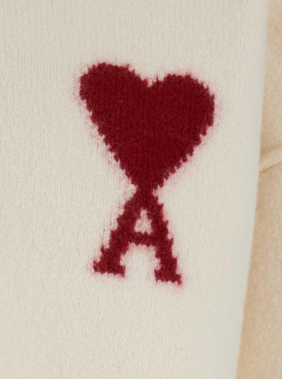  아미 스웨터 알렉상드르 마티우시 ADC 자수 크루넥  화이트 - AMI