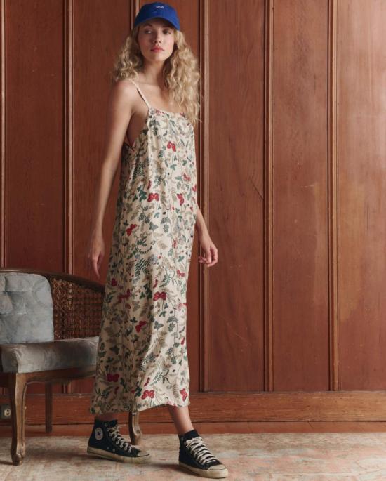  더 그레이트 롱 원피스 . 선드리프트 슬립 드레스 - THE GREAT