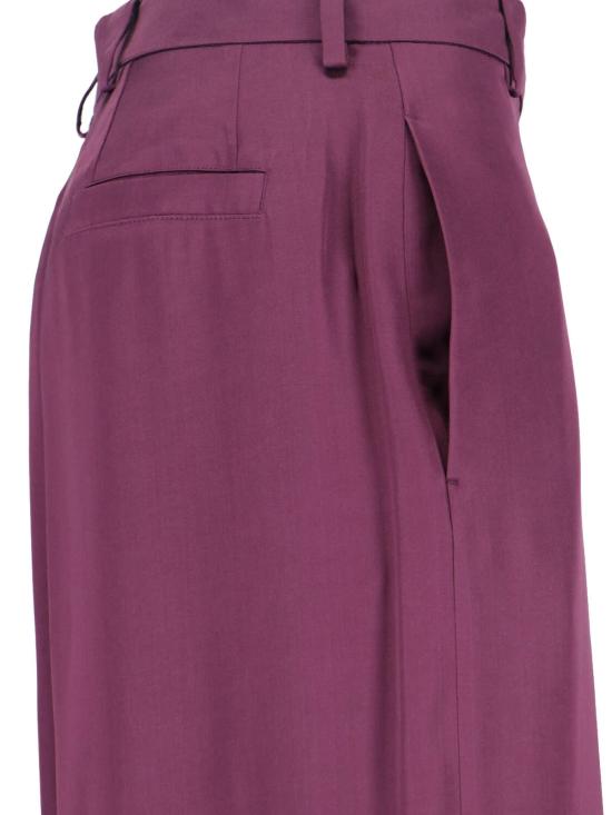  드리스 반 노튼 스트레이트 팬츠 Dries Van Noten 테일러드 팬츠 퍼플 - DRIES VAN NOTEN