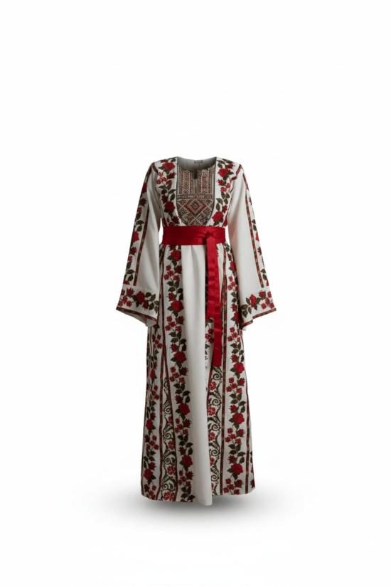  Deerah 롱 원피스 디라의 꽃무늬 팔레스타인 토브 드레스 - OTHER BRANDS