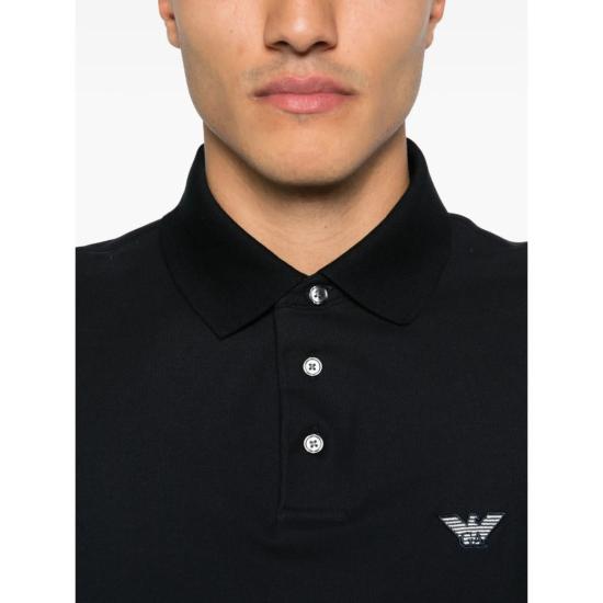  엠포리오 아르마니 폴로 티셔츠 폴로 셔츠 블랙 - EMPORIO ARMANI