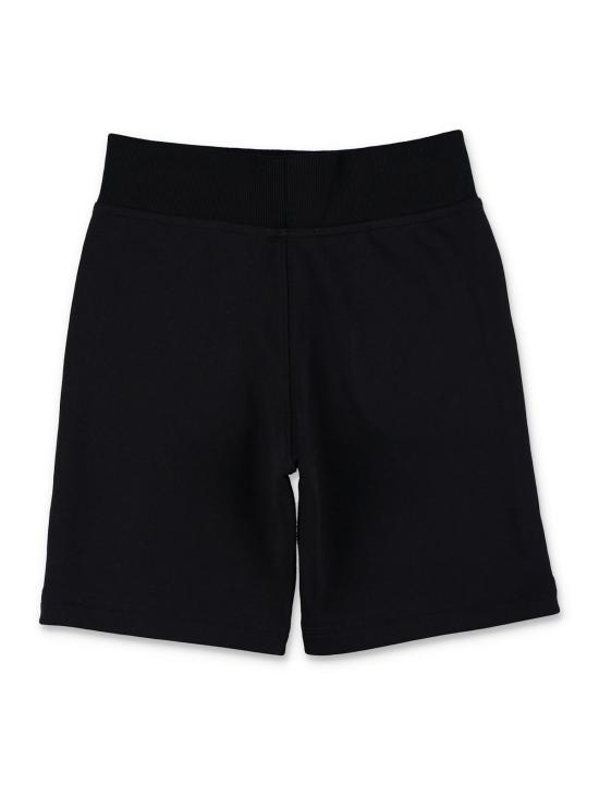  [키즈] 버버리 쇼츠/버뮤다 키즈 체크 트리밍 코튼 반바지 블랙 - BURBERRY