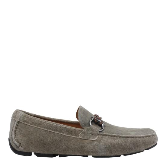  살바토레 페라가모 로퍼 페라가모 간치니 스웨이드  그린