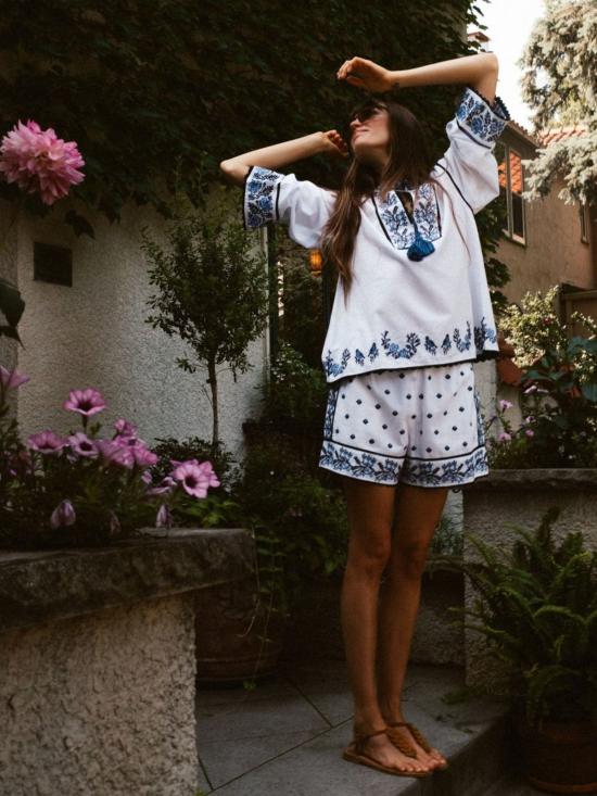  Mille 숏팬츠 밀레 카리나 자수 반바지 - OTHER BRANDS