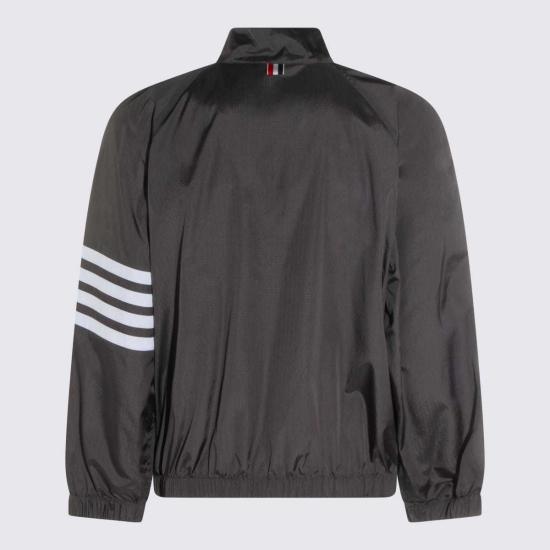  톰브라운 자켓 톰 브라운 다크 그레이 캐주얼 재킷 - THOM BROWNE