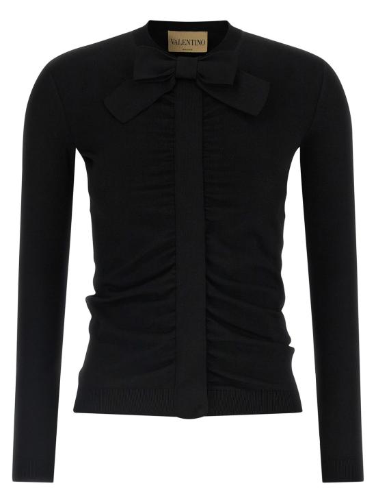  발렌티노 가라바니 가디건 보우  블랙