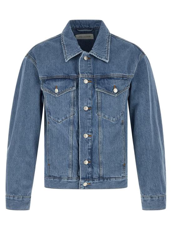  드리스 반 노튼 데님 자켓 Dries Van Noten Vuskin Den 재킷 라이트 블루