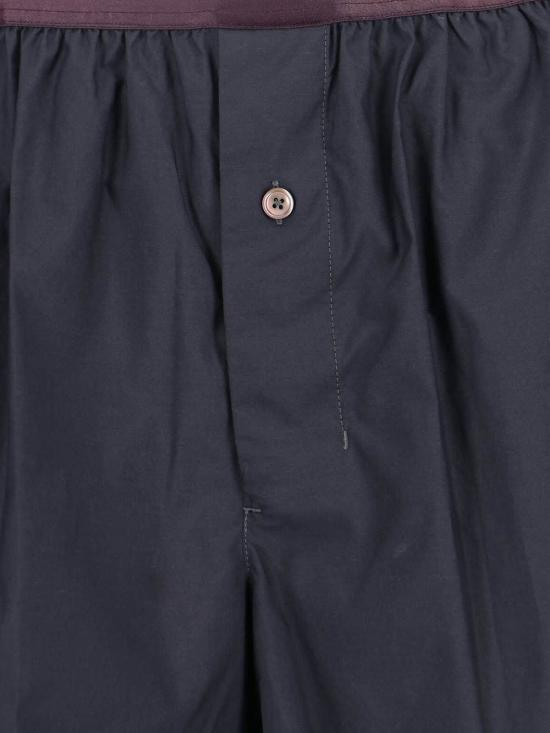  르메르 숏팬츠 실크 블렌드 반바지 블랙 - LEMAIRE