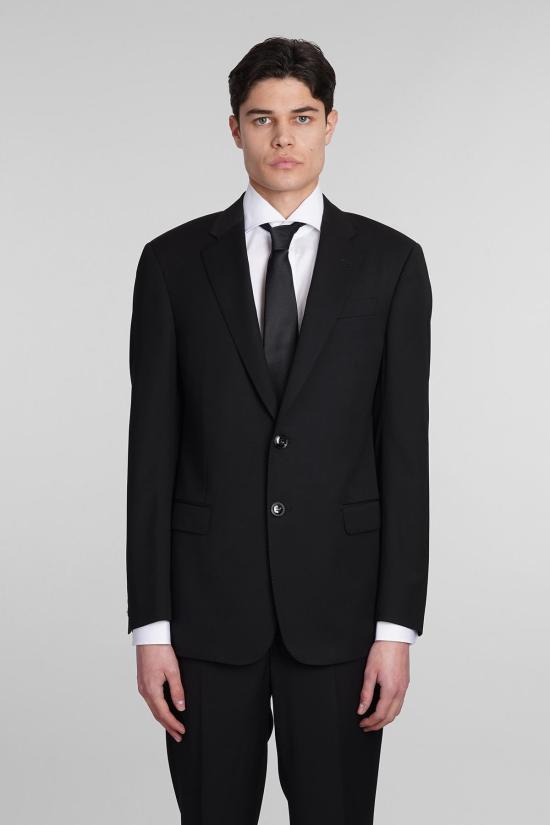  조르지오 아르마니 수트 자켓 블랙 울 수트, 블랙 뷰티