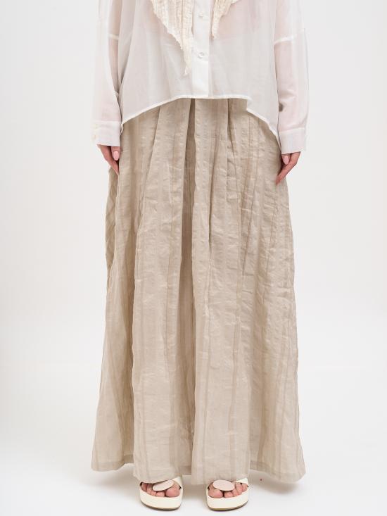 26SS 노스트라싼티시마 롱 스커트 N6SWOMG137BIANCO White - NOSTRASANTISSIMA