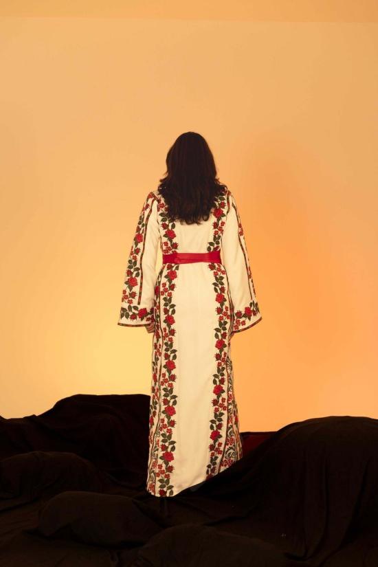  Deerah 롱 원피스 디라의 꽃무늬 팔레스타인 토브 드레스 - OTHER BRANDS