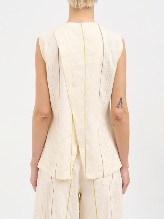 26SS 노스트라싼티시마 탑 N6SWOMJ105CHIARO Beige - NOSTRASANTISSIMA