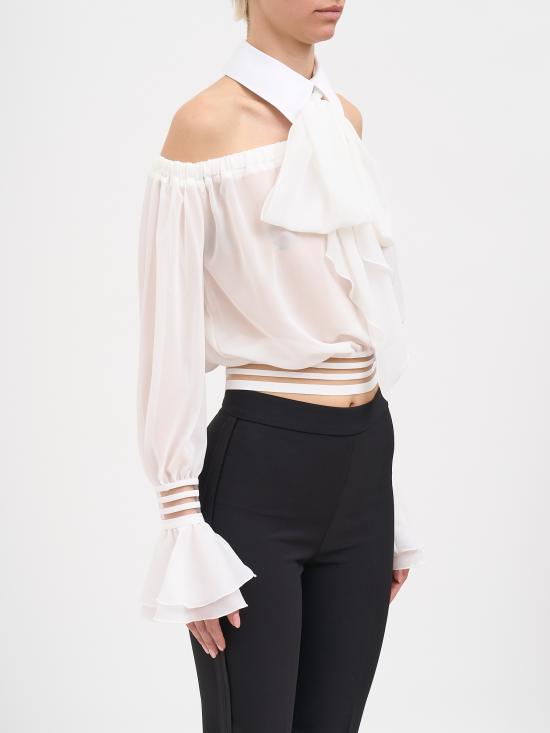 26SS 엘리자베타프랜치 셔츠 NCA13561E2X88 White - ELISABETTA FRANCHI